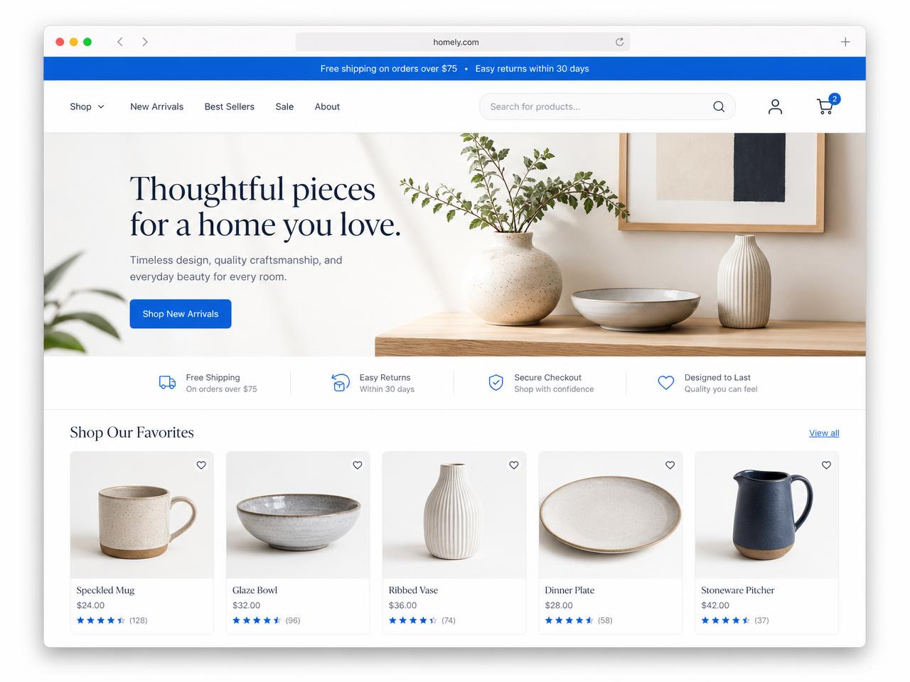 Small online store