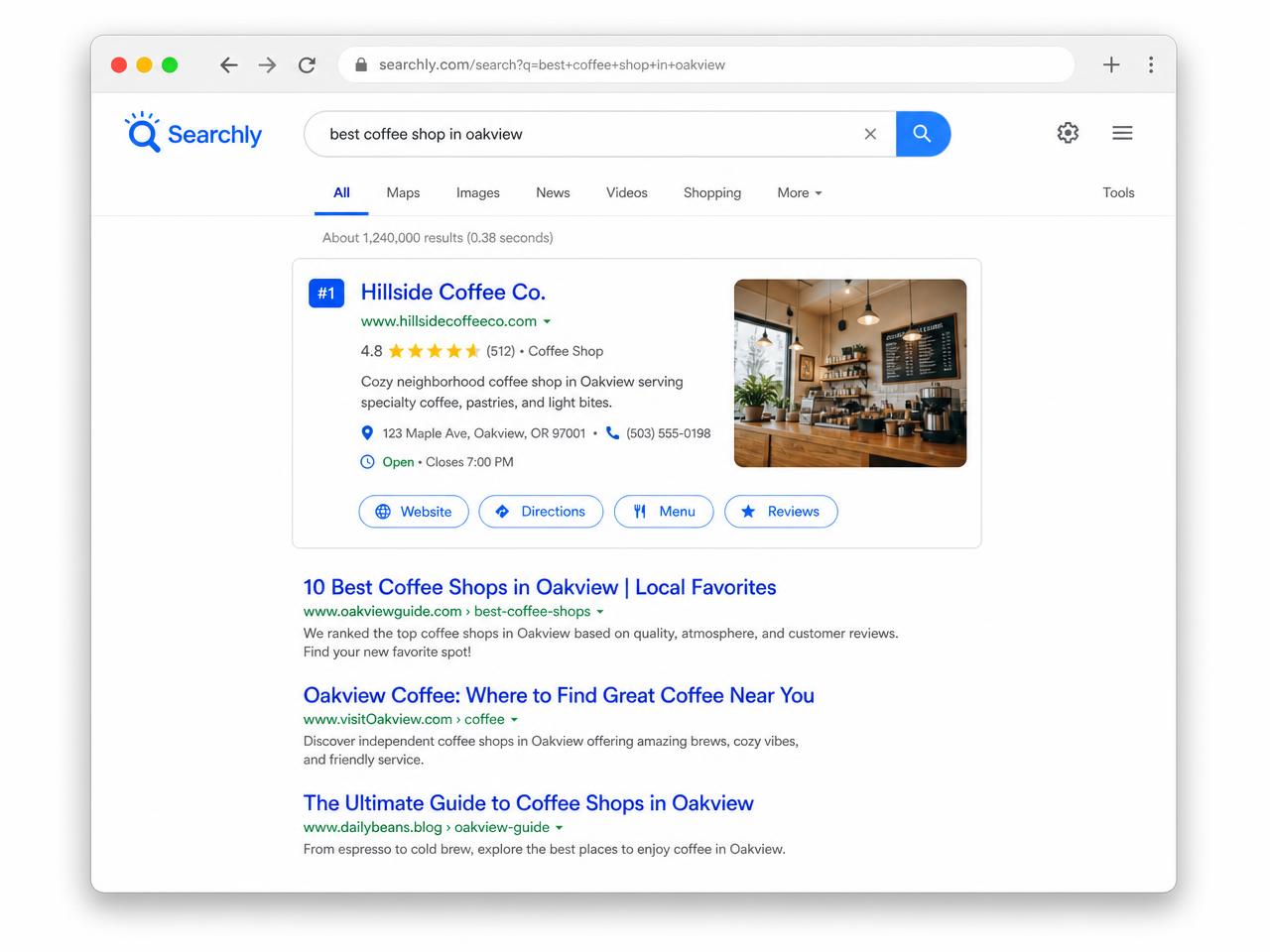 Search visibility